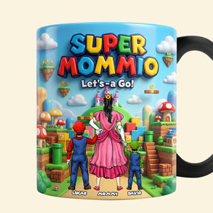 Super Mom & Mini Power Squad Magic Coffee Mug - Personalized Gifts For Moms 03NATN080426PA
