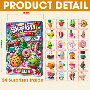 Adorable Mini Friends Advent Calendar - Personalized Gift For Christmas 04PATN301026