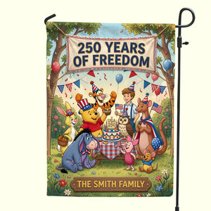 Family Of Freedom Garden Flag - Personalized 250th Aniverssary Gifts For Family 04TYTN120626