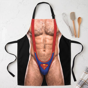 Funny Men Aprons - Personalized Gifts For Husband, Boyfriends Aprons 01NATN190826