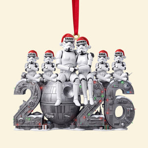 Space Christmas Ornament - Personalized Gifts For Family 05tytn040926