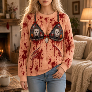 Creepy Character 3D Shirt - Personalized Gift For Horror Lovers 04NATN260926
