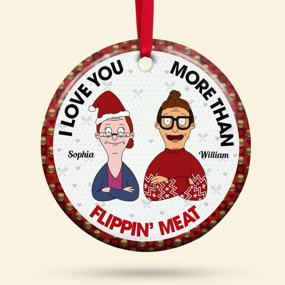 Personalized Gifts For Couple Christmas Ornament 01TODT121124HG - Ornament - GoDuckee