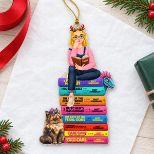 Mystical Bookish Adventure Ornament - Personalized Gift For Book Lovers 03HUQN081026PA