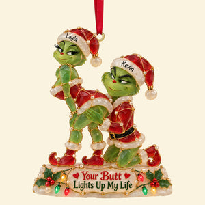 Naughty Couple Christmas Ornament - Personalized Gifts For Couple 04natn191026