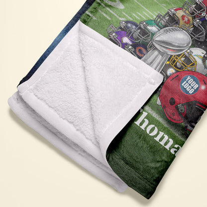 Touchdown Season Blanket Personalized Gifts For Fans 06HUDT071025