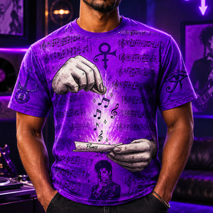 Prince The Musician Music Addict 3D Shirt, Personalized Gifts 02qhdt190826