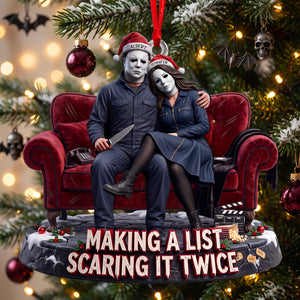 Funny Villain Couple Christmas Ornament - Personalized Gifts For Couple 01paqn170826