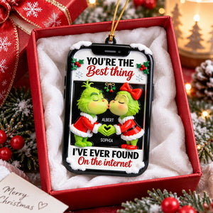 Adorable Couple Christmas Ornament - Personalized Gifts For Couple 04toqn150926