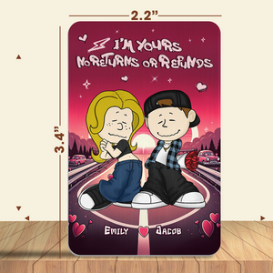 Personalized Gifts For Couple Wallet Card No Returns or Refunds 01xqpu070125hg - Wallet Card - GoDuckee