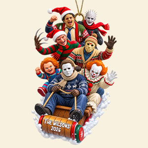 Villain Christmas Squad Ornament - Personalized Gifts For Christmas Ornament 06QHDT290826
