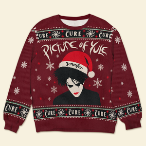 The Cure Picture Of Yule Ugly Sweater - Personalized Christmas Gifts For Music Lovers 04qhqn141026