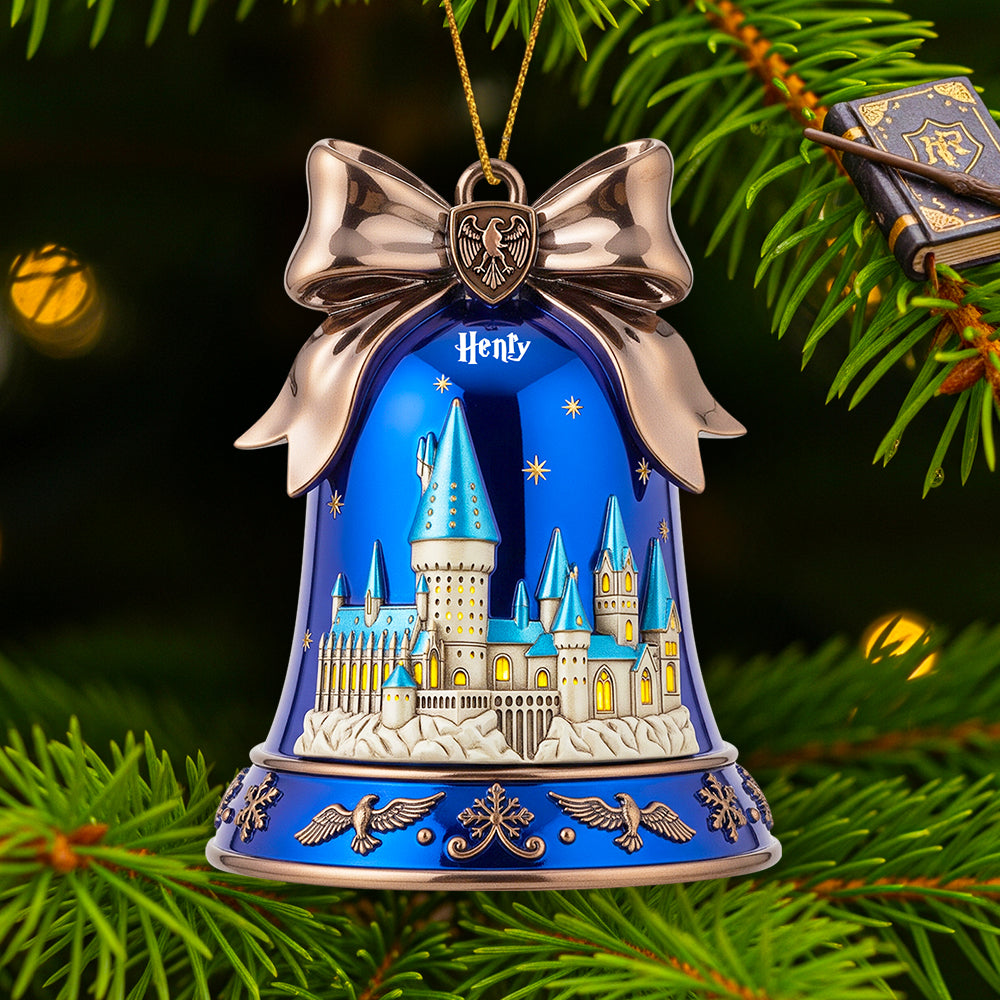 Ring Bell Castle Christmas Ornament Personalized Gifts For Fans 01PGDT080925