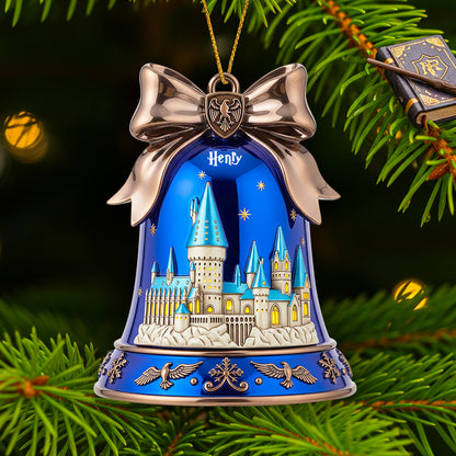 Ring Bell Castle Christmas Ornament Personalized Gifts For Fans 01PGDT080925
