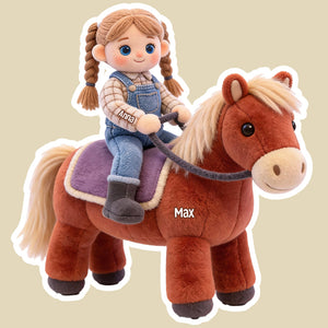 Horse Riding Pillow  - Custom Photo Gifts For Horse Lovers 05natn121225
