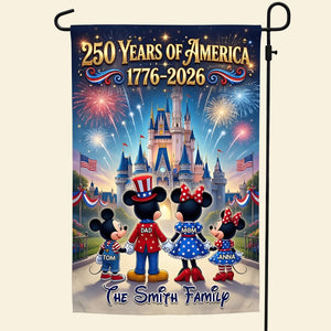 Patriotic Family Garden Flag - Personalized Gifts For Family 04TYDT030626