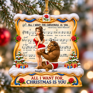 Naughty Couple Forever Love Song Acrylic Ornament - Personalized Christmas Gifts For Couples 08ohqn271026