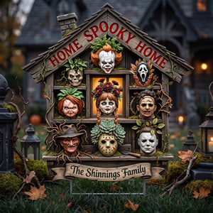 Spooky Home Yard Sign - Personalized Gifts For Halloween 04paqn110826