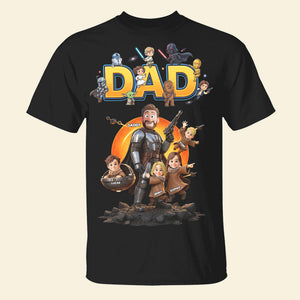 The Greatest Warrior Dad Shirt - Personalized Gifts For Dads 01hutn050626