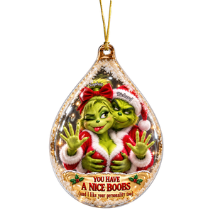 Furry Mischief Couples Acrylic Ornament - Personalized Christmas Gifts For Couples 07ohqn141026