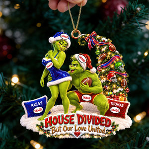 Sport Lover Christmas Couple Ornament - Personalized Gifts For Couple Ornament 03HUDT051026