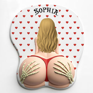 Husband Property 3D Mouse Pad With Armrest - Personalized Gifts For Husband 03ohtn191225