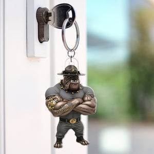 Military Keychain - Personalized 250th Anniversary Gift for Soldiers 02naqn070725