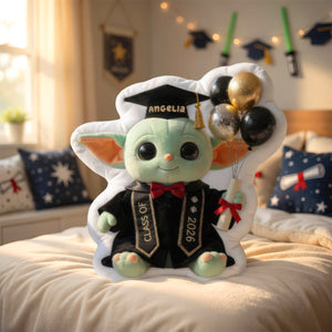 Cute Graduation Scholar Shaped Pillow - Personalized Gift For Graduation 05PGDH140526