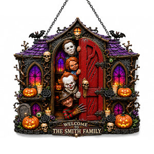 Family Of Frights Acrylic Sign - Personalized Gifts For Family 04TYTN290826