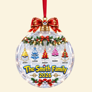 Family Tree Ornament - Personalized Christmas Gifts 03OHTN070926