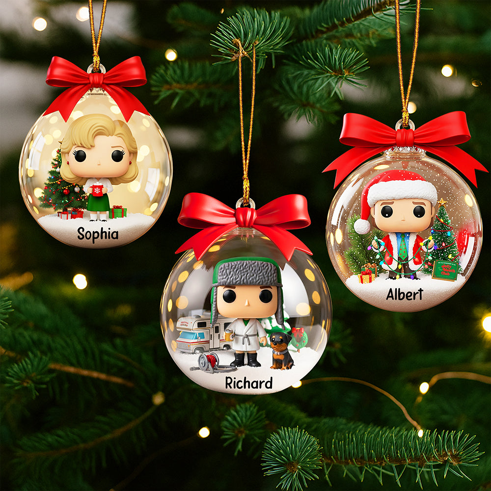 Funny Holiday Christmas Ornament - Personalized Gifts For Movie Lovers 02pgqn060925