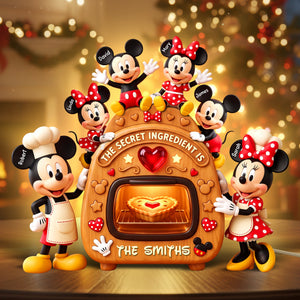 Baking Family Light Box - Personalized Gifts For Family Acrylic Light Box 03PAQN040926
