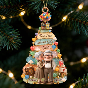 True Love Never Gets Old Ornament - Personalized Christmas Gifts For Couple 08nadt061026