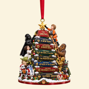 Cosmic Story Book Christmas Ornament - Personalized Gifts For Family 08patn211026
