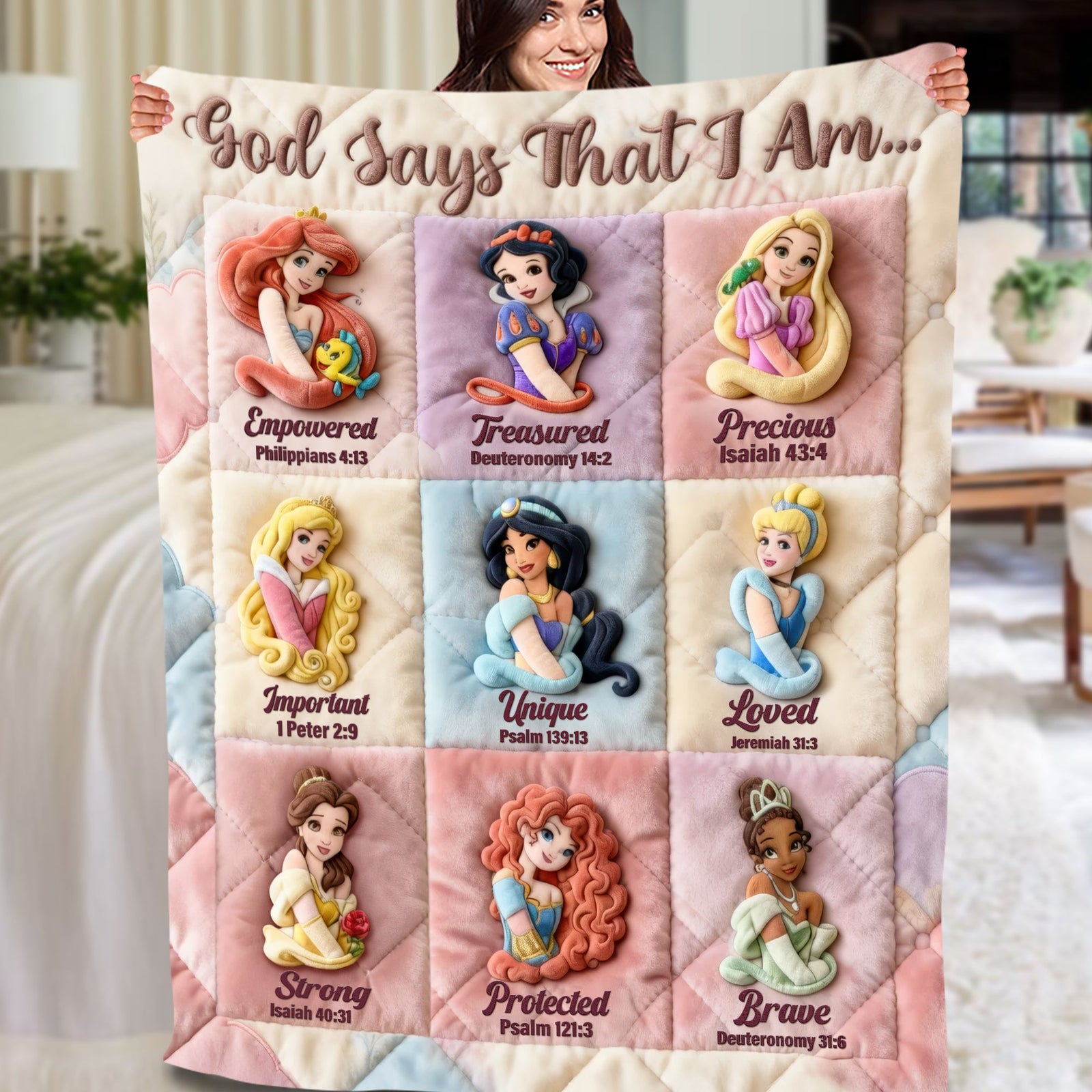 Beautifully Made By God Blanket - Gifts For Christian Blanket 05NAQN130226