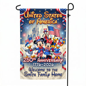Family Pride Garden Flag - Personalized Gifts For Patriotic Family 01TYTN030626