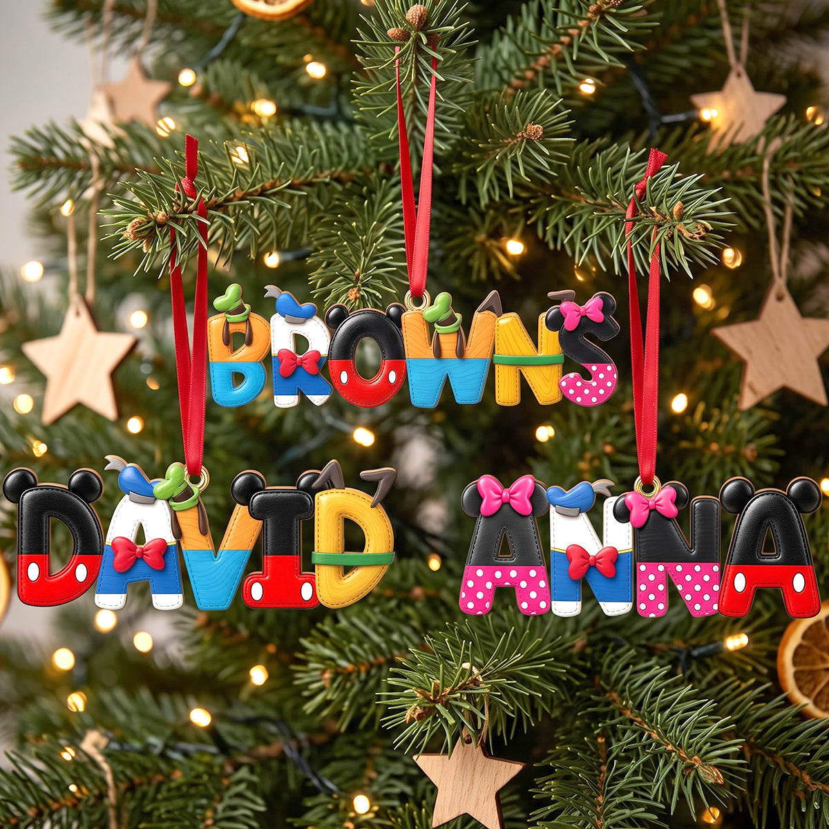 Cute Alphabet Christmas Ornament - Personalized Gifts For Christmas 01hutn090926