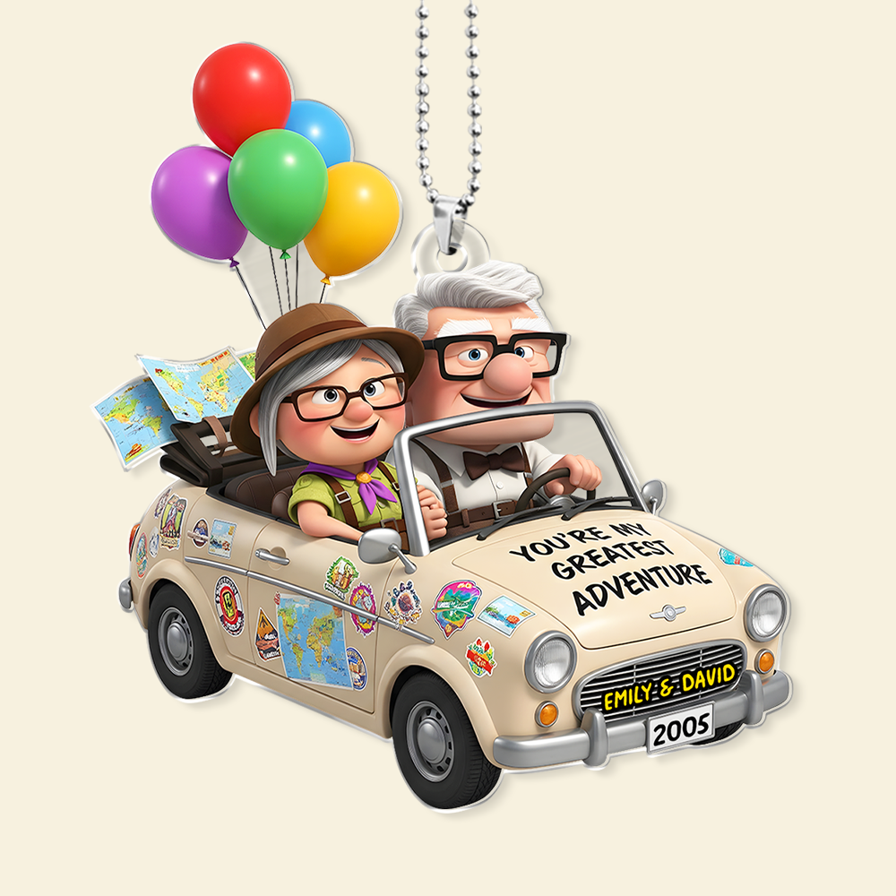 Couple Car Ornament - Personalized Gifts For Couple 04PGPU150725