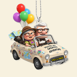 Couple Car Ornament - Personalized Gifts For Couple 04PGPU150725