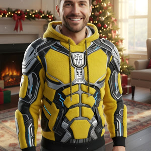 Cyber Armor 3D Hoodie - Christmas Gifts 03HYQN111125