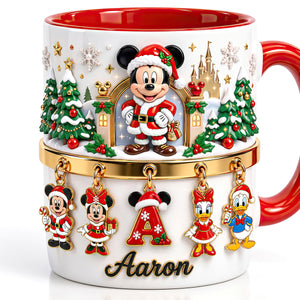 Cute Alphabet Christmas Accent Mug - Personalized Christmas Gifts 05tydt240926