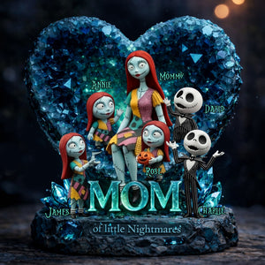 Horror Mom And Kids Acrylic Plaque - Personalized Gifts For Mother's Day Plaque 07TOLU060426