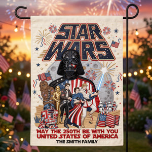 USA 250th Anniversary Garden Flag - Personalized Gifts For Patriotic Family 04nadt020626