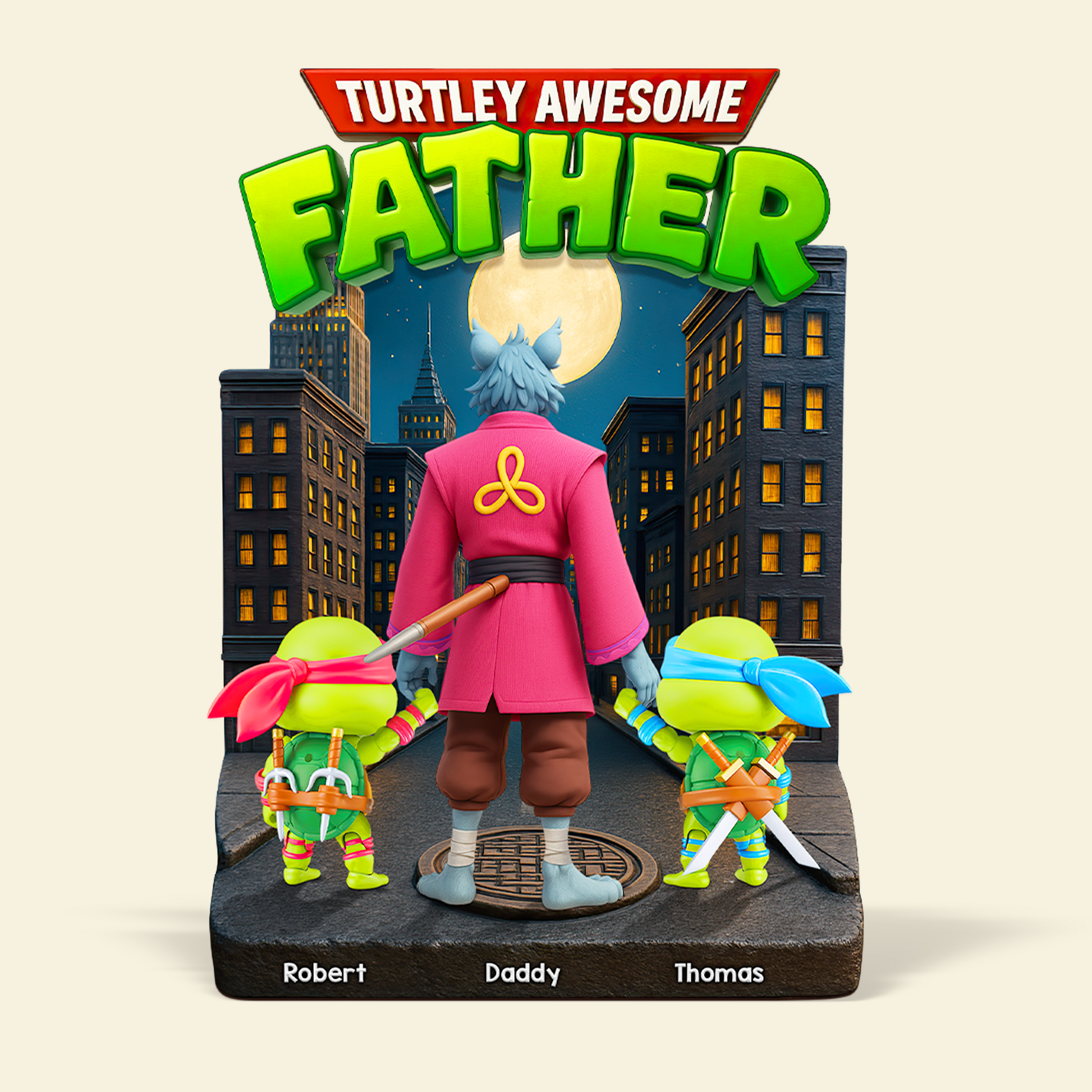 Awesome Father Plaque Personalized Gifts For Dad 04hupu020525-Homacus