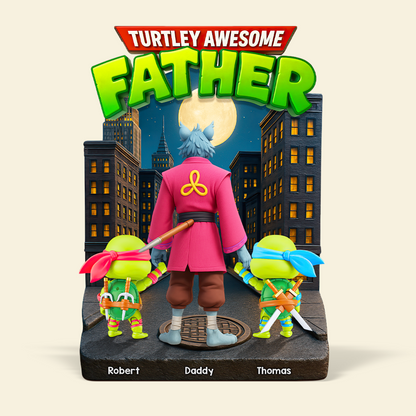 Awesome Father Plaque Personalized Gifts For Dad 04hupu020525-Homacus