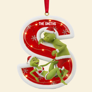 Custom Alphabet Letter Gifts For Couple Christmas Ornament 03hytn071025