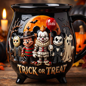 Trick Or Treat Spooky Cauldron Mug - Personalized Halloween Gifts 07PGDT240826