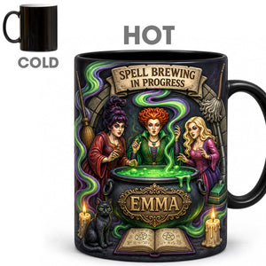 Spooky Brew Magic Mug - Personalized Gift For Witch Lovers 03HATN280726