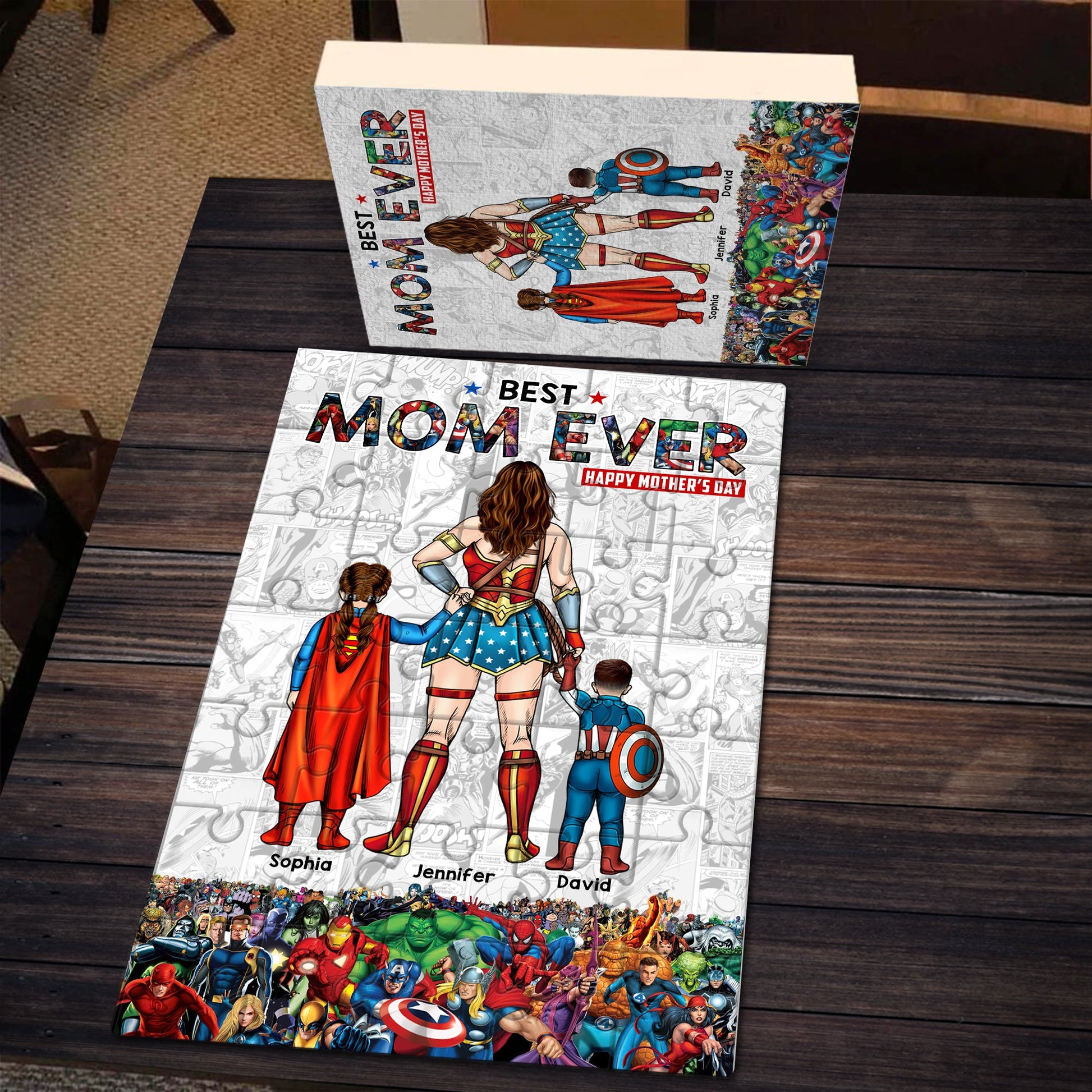 Personalized Gifts For Mom Jigsaw Puzzle 04qhqn220424pa Mother's Day - Jigsaw Puzzles - GoDuckee