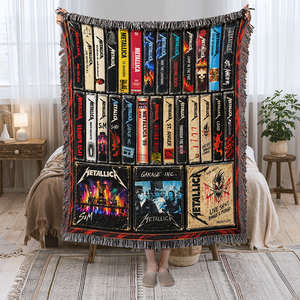 Metallica Series Blanket - Personalized Gifts For Music Lovers 05huqn241026